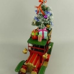 Auto met kerstboom 4