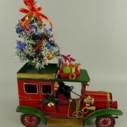 Auto met kerstboom 5