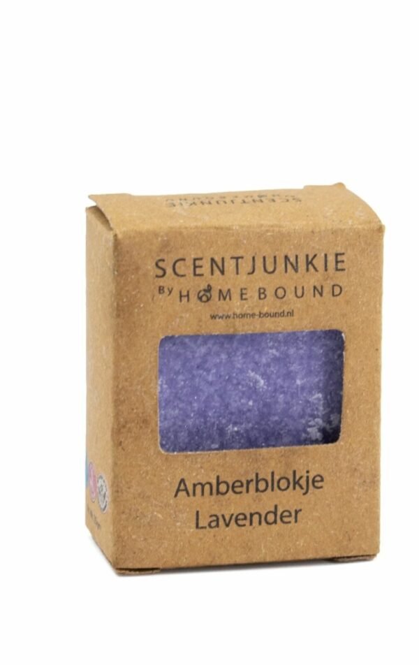 Marokkaanse Amberblokje geurblokje Lavendel