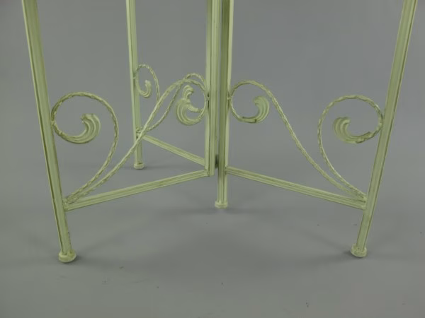 Tafel plantentafel wit metaal 4 Tafel plantentafel wit metaal - Afbeelding 4