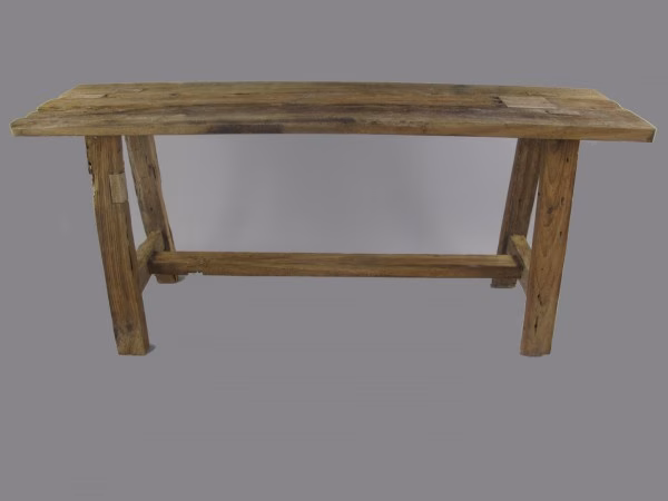 Teakhouten Bank 100 cm – Uniek & Handgemaakt van Oud Teakhout 3 Teakhouten Bank 100 cm – Uniek & Handgemaakt van Oud Teakhout - Afbeelding 3