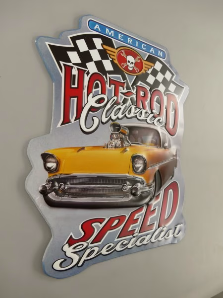 Wandbord garage Hotrod spees 2 Wandbord garage Hotrod spees - Afbeelding 2