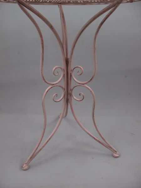 Brocante bistro set roze 4 Brocante bistro set roze - Afbeelding 4