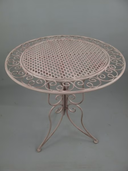 Brocante bistro set roze 6 Brocante bistro set roze - Afbeelding 6