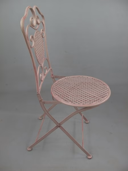 Brocante bistro set roze 7 Brocante bistro set roze - Afbeelding 7
