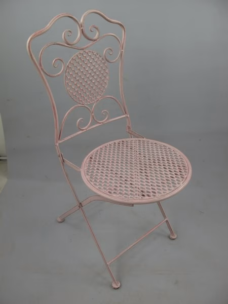 Brocante bistro set roze 8 Brocante bistro set roze - Afbeelding 8