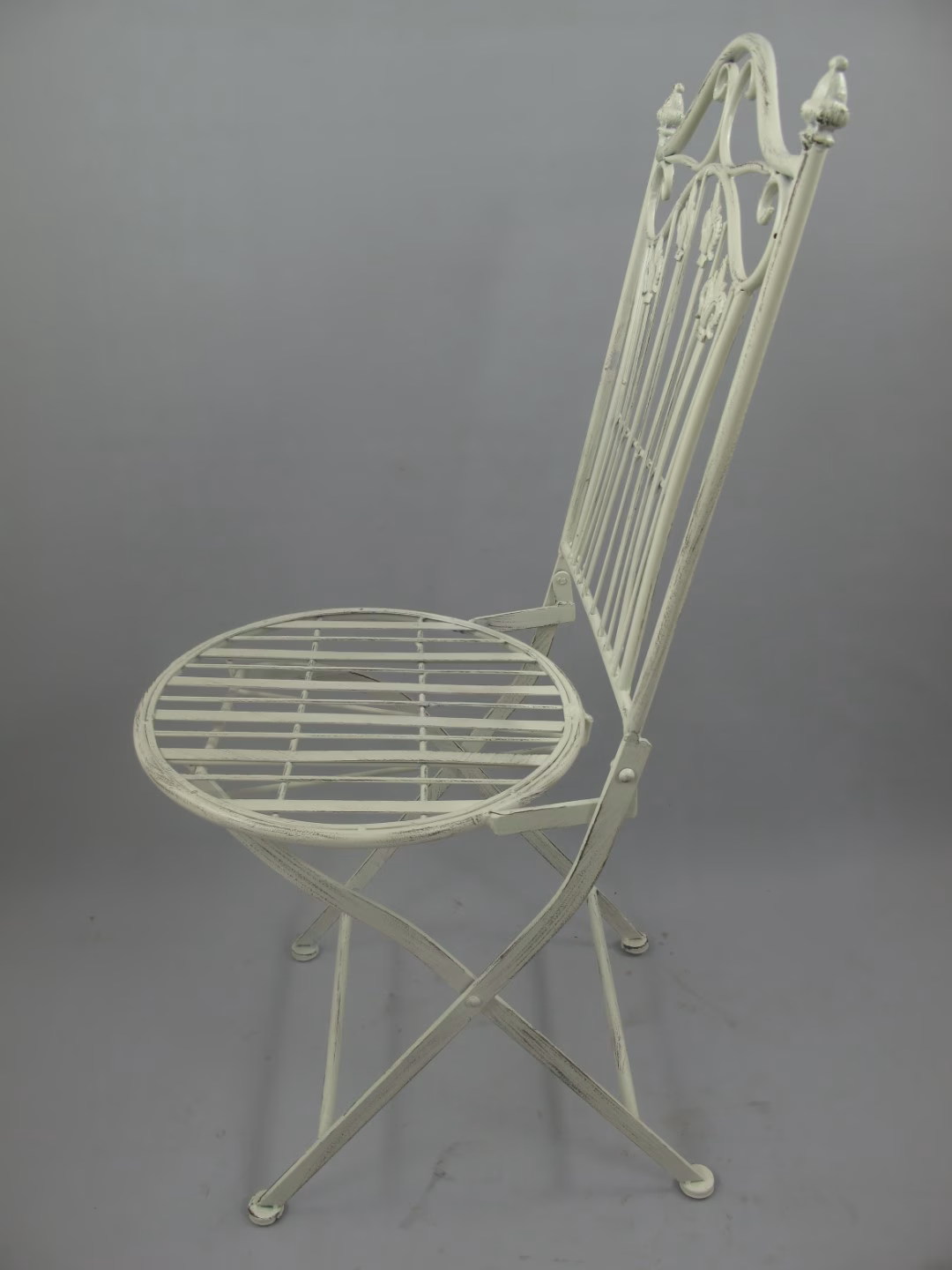 Brocante klassieke tuinset wit 7 Brocante klassieke tuinset wit - Afbeelding 7