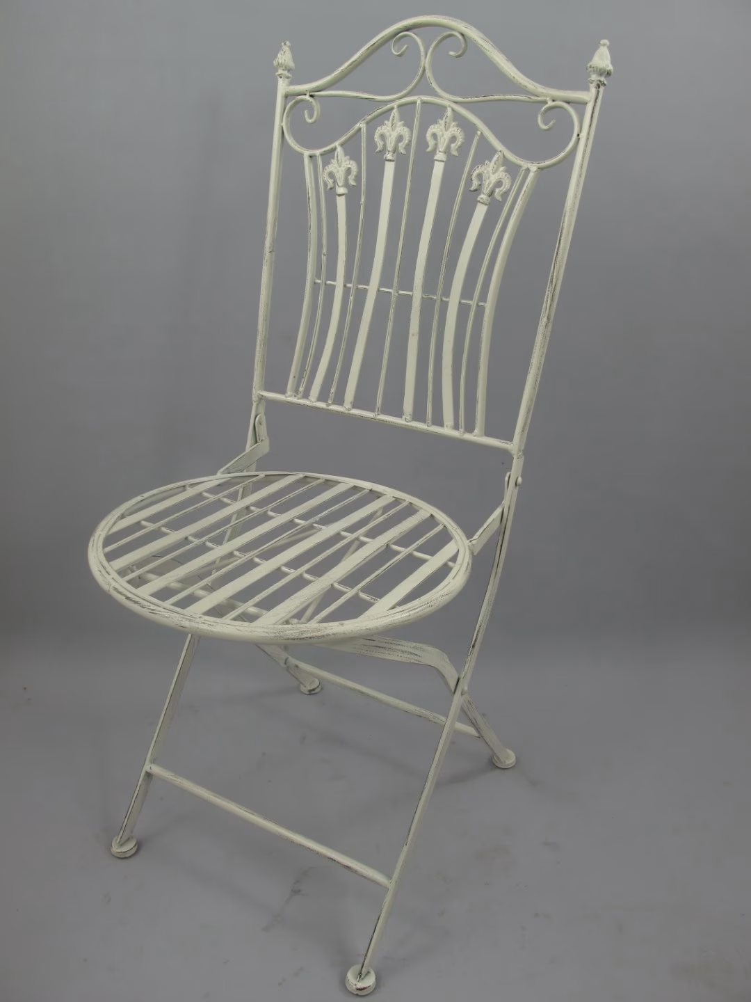 Brocante klassieke tuinset wit 8 Brocante klassieke tuinset wit - Afbeelding 8