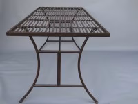 Tuinset bruin tafel vier stoelen 4 Tuinset bruin tafel vier stoelen - Afbeelding 4