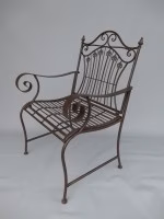 Tuinset bruin tafel vier stoelen 5 Tuinset bruin tafel vier stoelen - Afbeelding 5