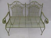 Tuinset groen bank stoelen 2 Tuinset groen bank stoelen - Afbeelding 2