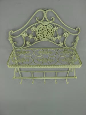 Wandrek keukenrek vintage wit