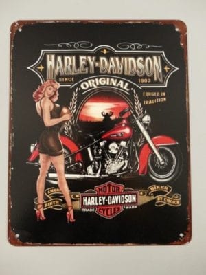 Wandbord Harley Davidson