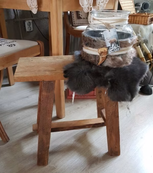 Teakhouten bankje 50 cm