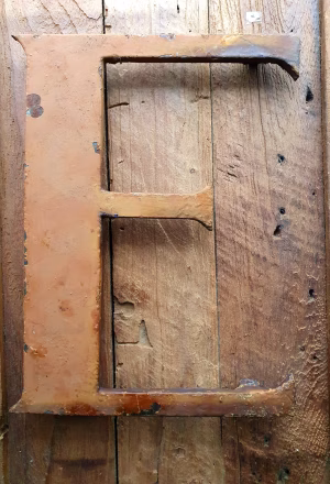 Brocante letter metaal