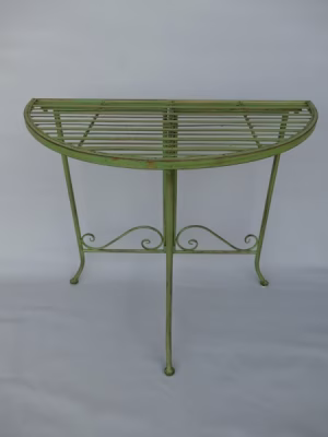 wandtafel tuintafel groen halfrond