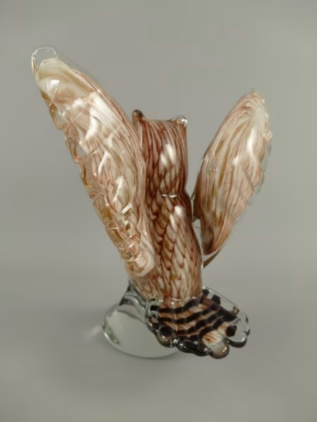 Glazen figuur Murano stijl uil 4 Glazen figuur Murano stijl uil - Afbeelding 4