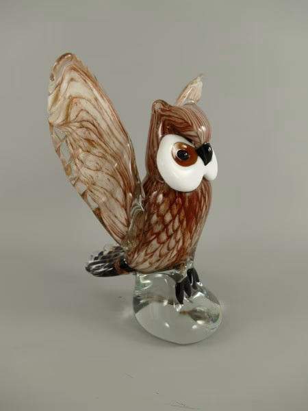 Glazen figuur Murano stijl uil 5 Glazen figuur Murano stijl uil - Afbeelding 5