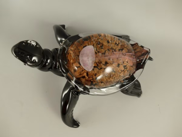 Schildpad beeldje in Murano stijl 3 Schildpad beeldje in Murano stijl - Afbeelding 3