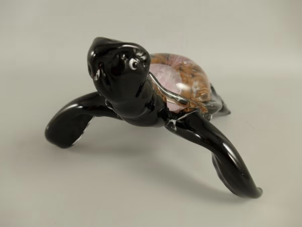 Schildpad beeldje in Murano stijl 4 Schildpad beeldje in Murano stijl - Afbeelding 4