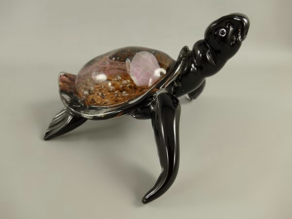 Schildpad beeldje in Murano stijl 5 Schildpad beeldje in Murano stijl - Afbeelding 5