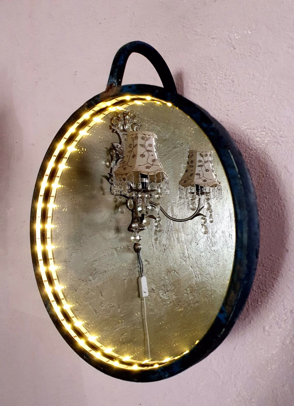 Spiegel stoer met ledverlichting 3 Spiegel stoer met ledverlichting