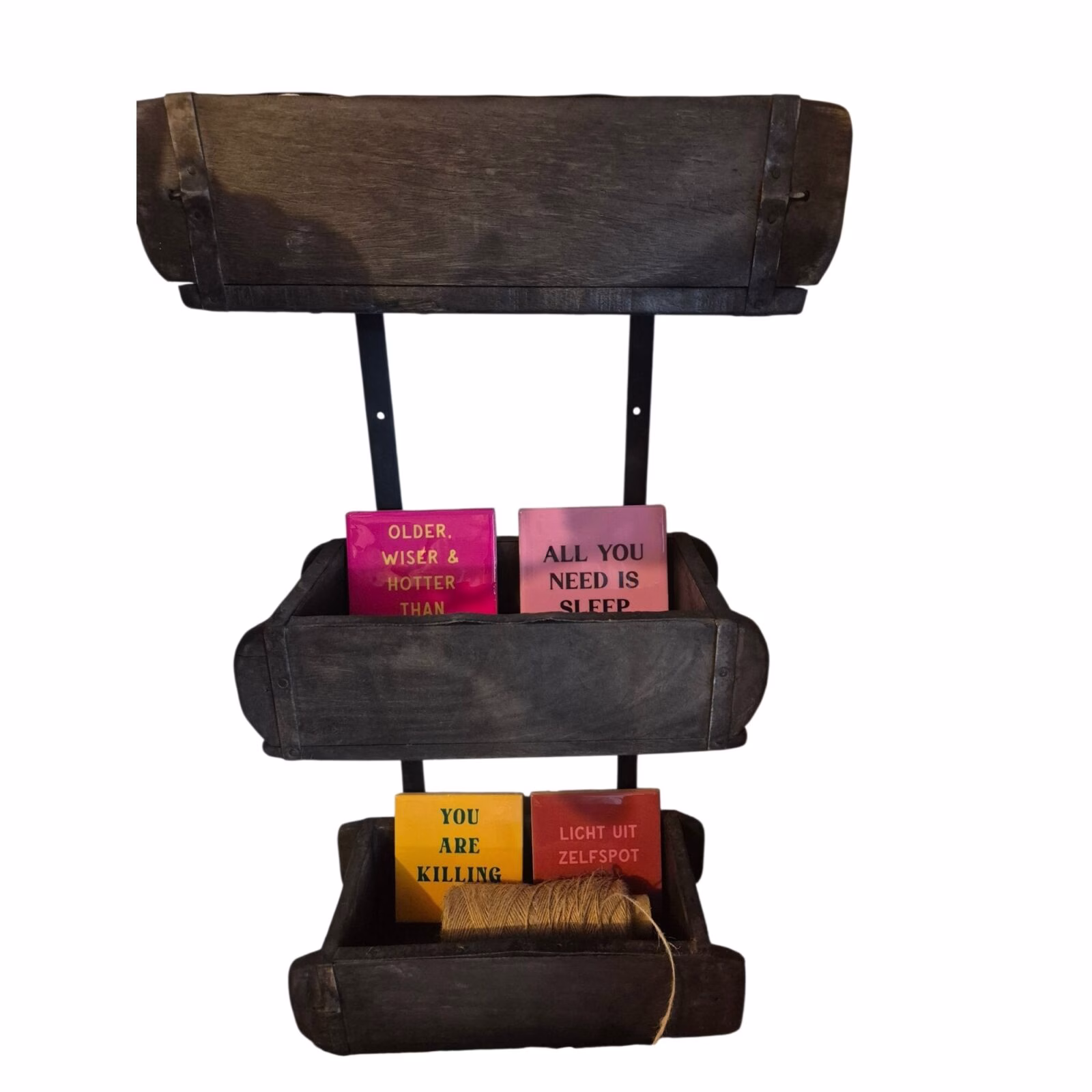 Stoere steenmal etagère Mooss 1 Stoere steenmal etagère Mooss