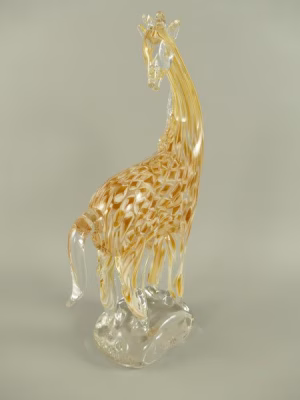 Glazen figuur giraffe 37 Murano style