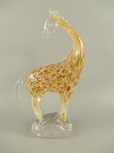 Glazen figuur giraffe 37 Murano style Handgemaakt Kunstobject 3 Glazen figuur giraffe 37 Murano style Handgemaakt Kunstobject - Afbeelding 3