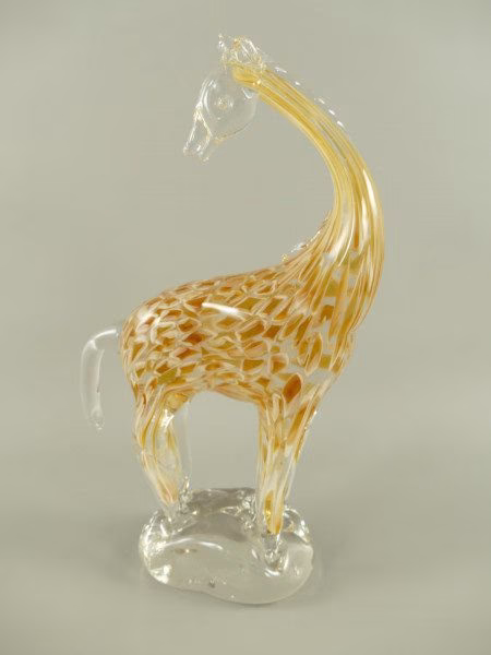 Glazen figuur giraffe 37 Murano style Handgemaakt Kunstobject 5 Glazen figuur giraffe 37 Murano style Handgemaakt Kunstobject - Afbeelding 5