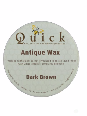 Antiek wax donker bruin