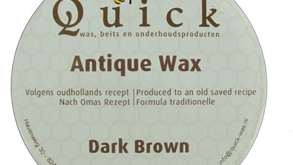 Antiek wax donker bruin