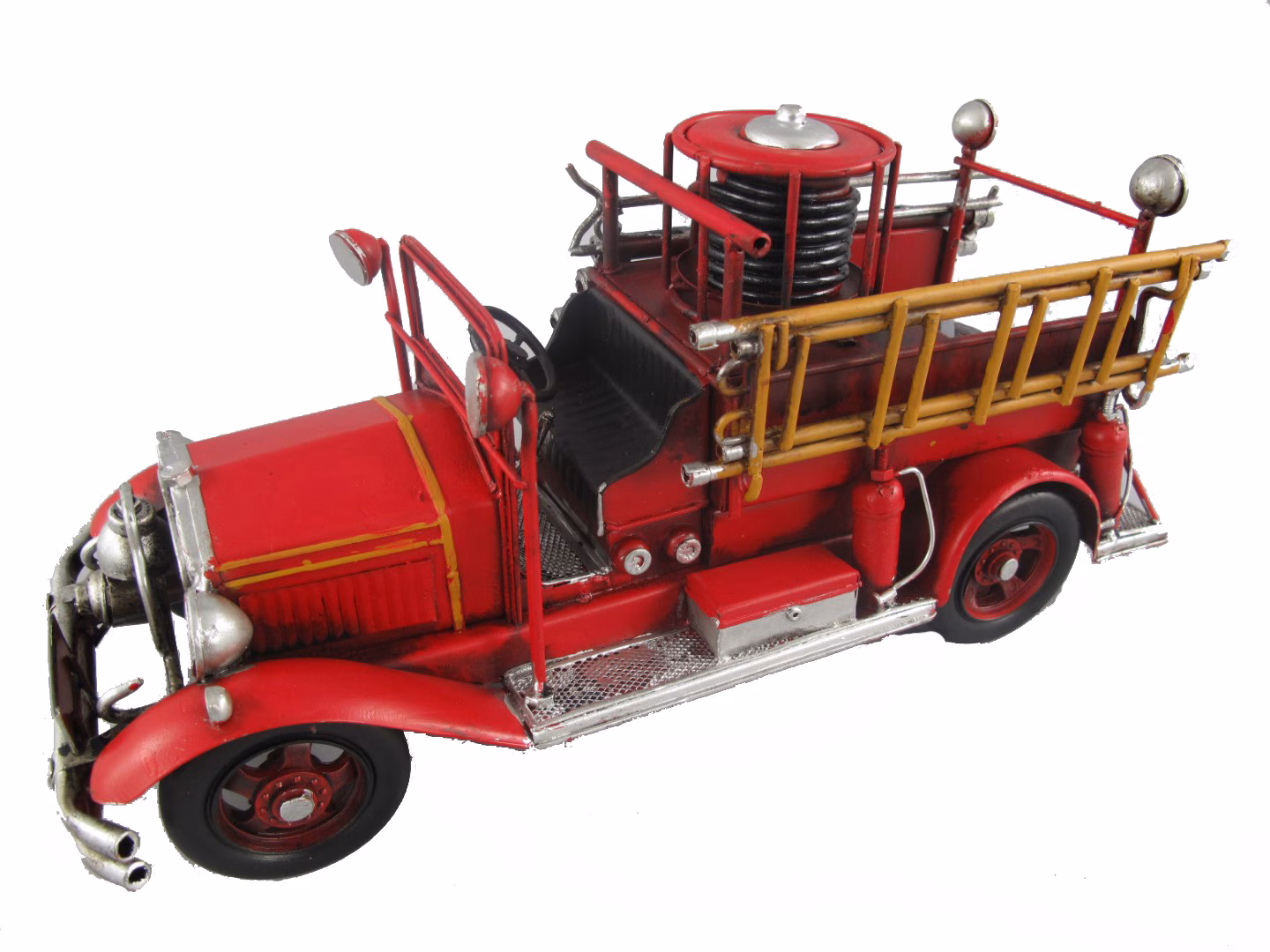 Metalen brandweerauto oldtimer 1 Metalen brandweerauto oldtimer