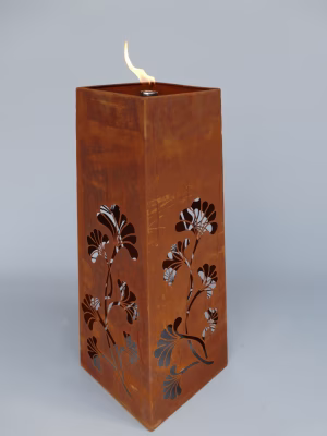 Olielamp tuinfakkel roestig