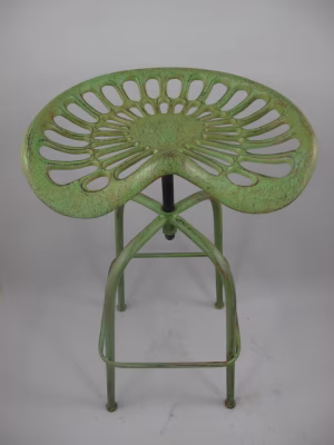 Stoere tractorzitting barkruk groen