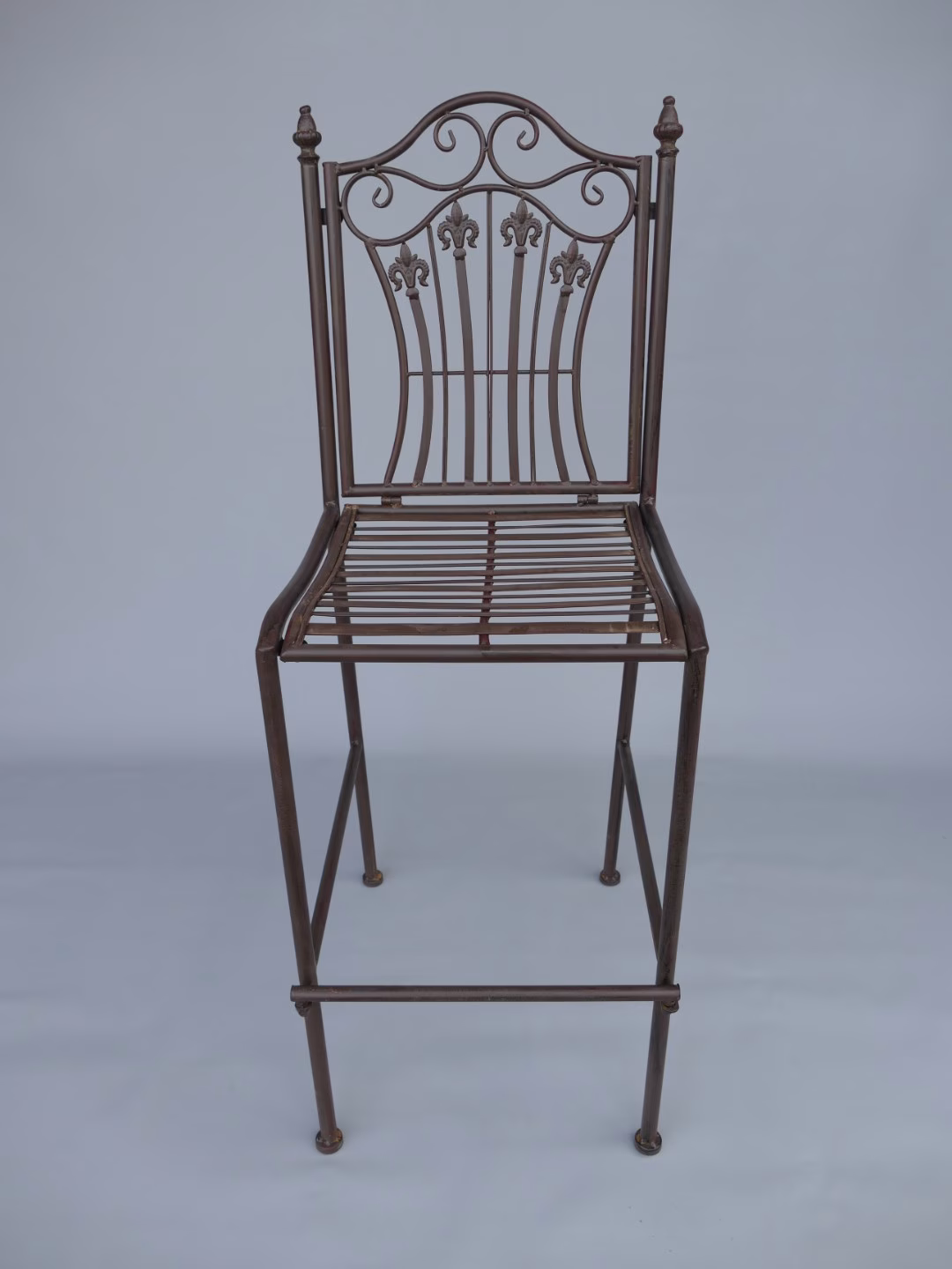 Bartafel met twee barstoelen bruin 4 Bartafel met twee barstoelen bruin - Afbeelding 4