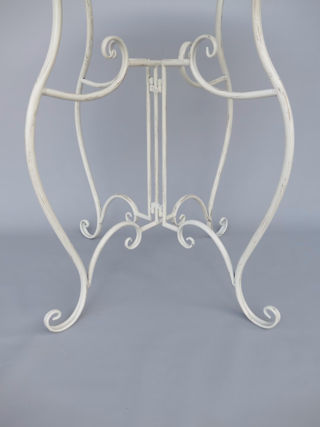 Brocante klassieke tuinset wit 5 Brocante klassieke tuinset wit - Afbeelding 5