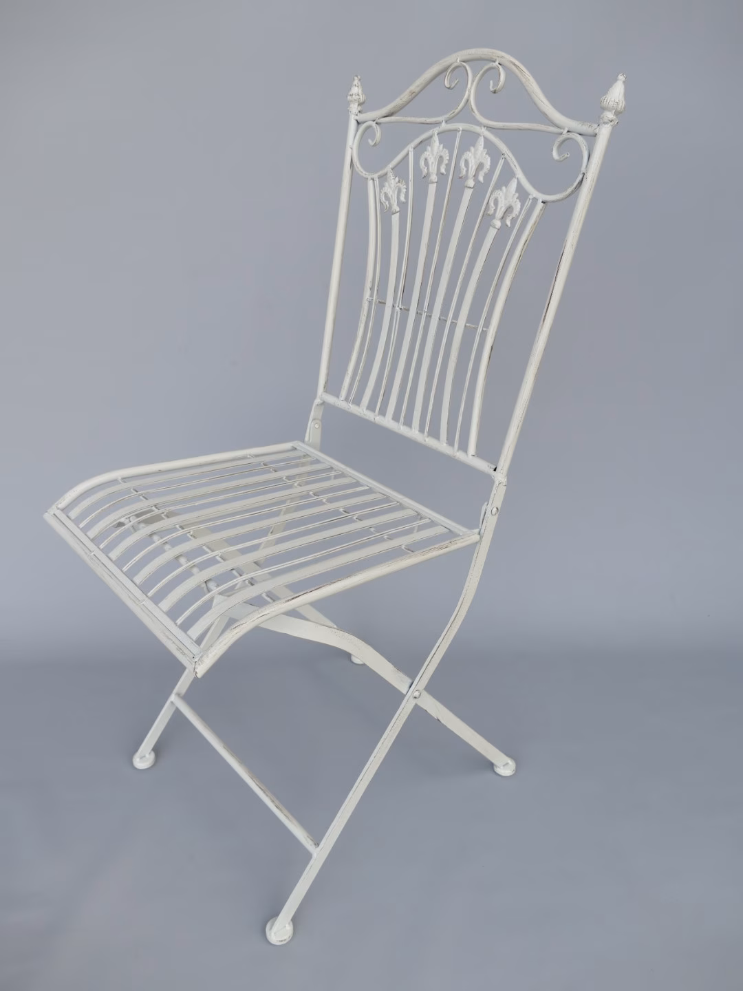 Brocante klassieke tuinset wit 6 Brocante klassieke tuinset wit - Afbeelding 6