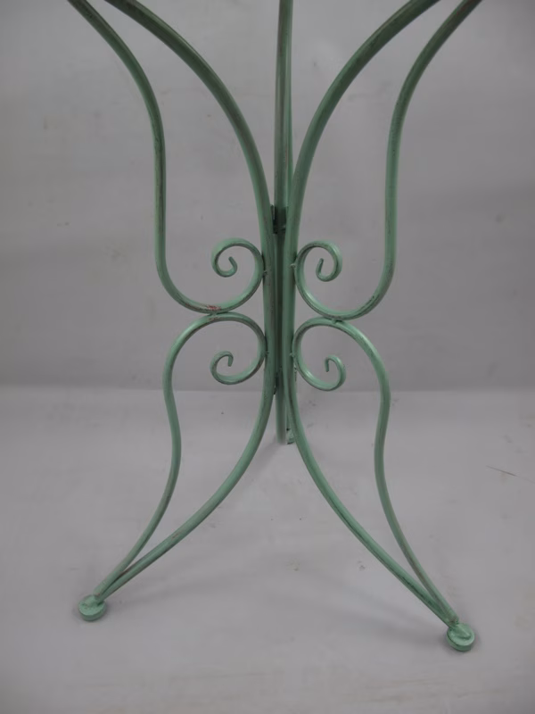 Brocante bistro set groen 4 Brocante bistro set groen - Afbeelding 4