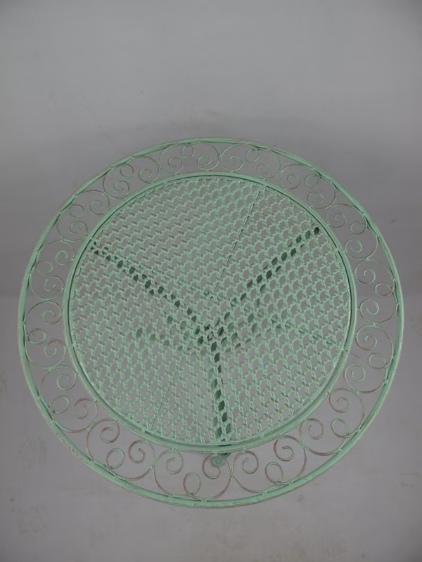 Brocante bistro set groen 5 Brocante bistro set groen - Afbeelding 5