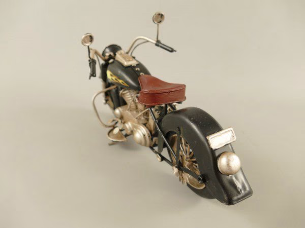 Motor antiek ijzer L.28cm 3 Motor antiek ijzer L.28cm