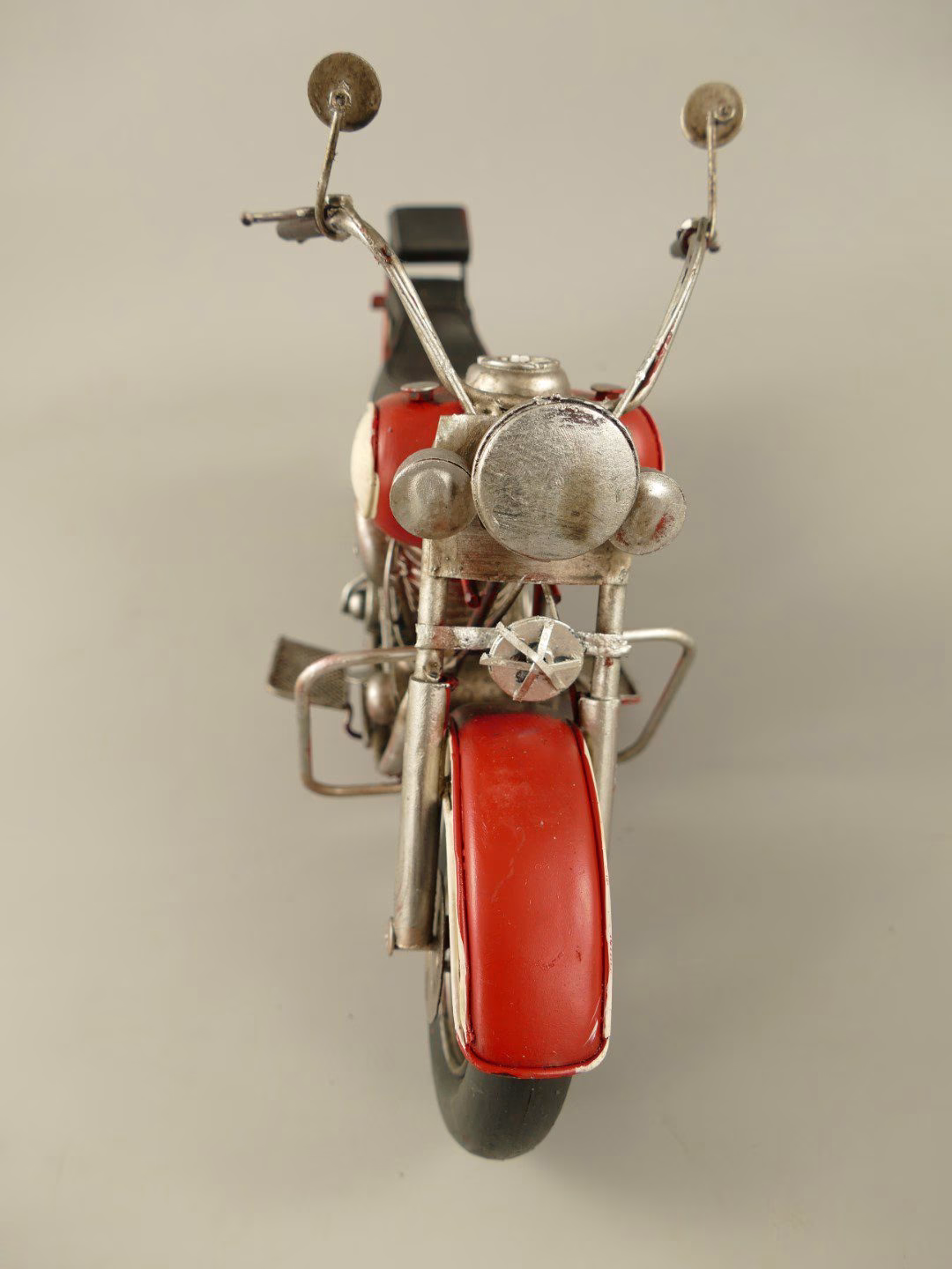 Motor antiek ijzer L.35cm 4 Motor antiek ijzer L.35cm