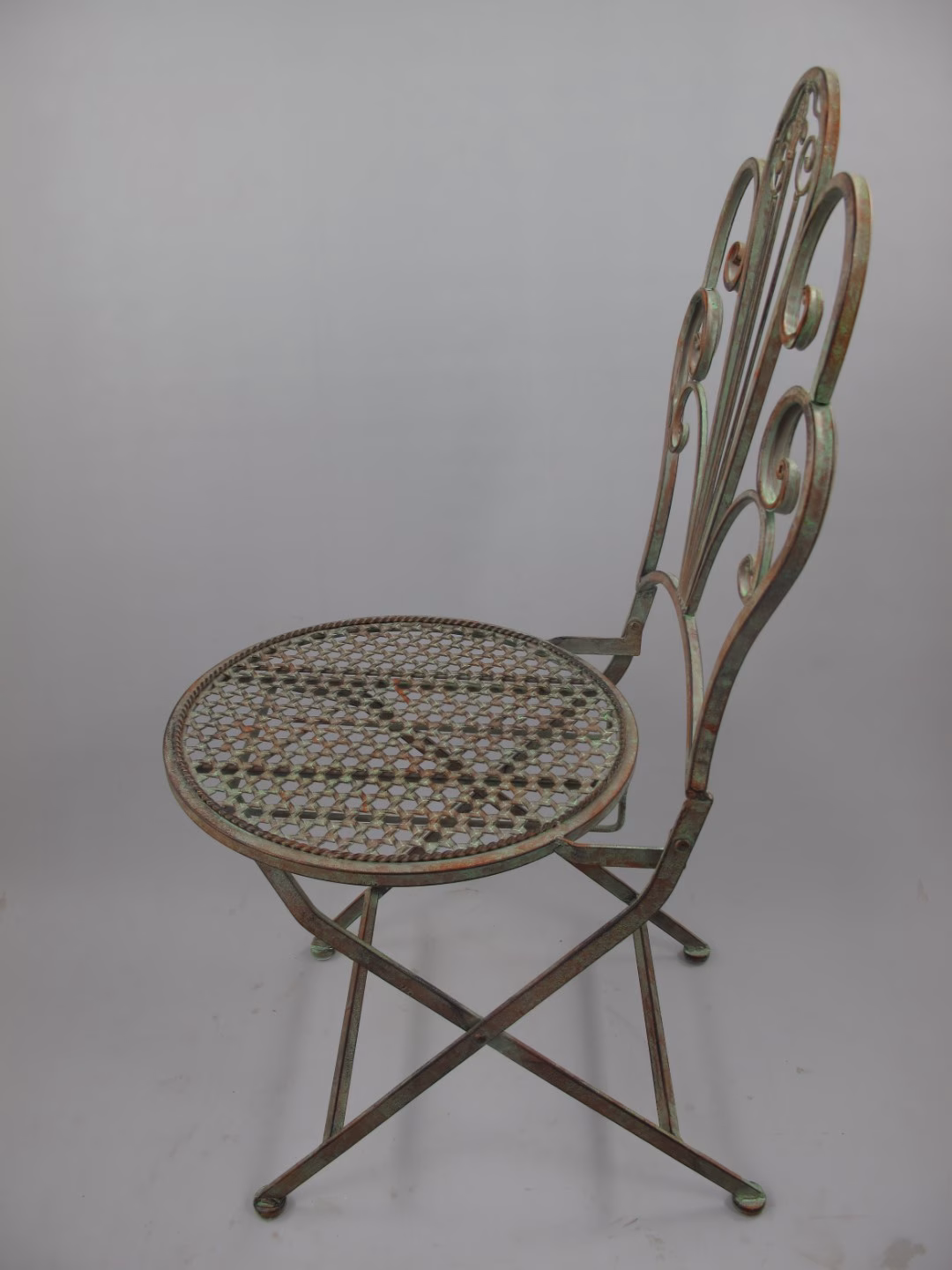 Brocante klassieke tuinset bruin/groen 3 Brocante klassieke tuinset bruin/groen - Afbeelding 3