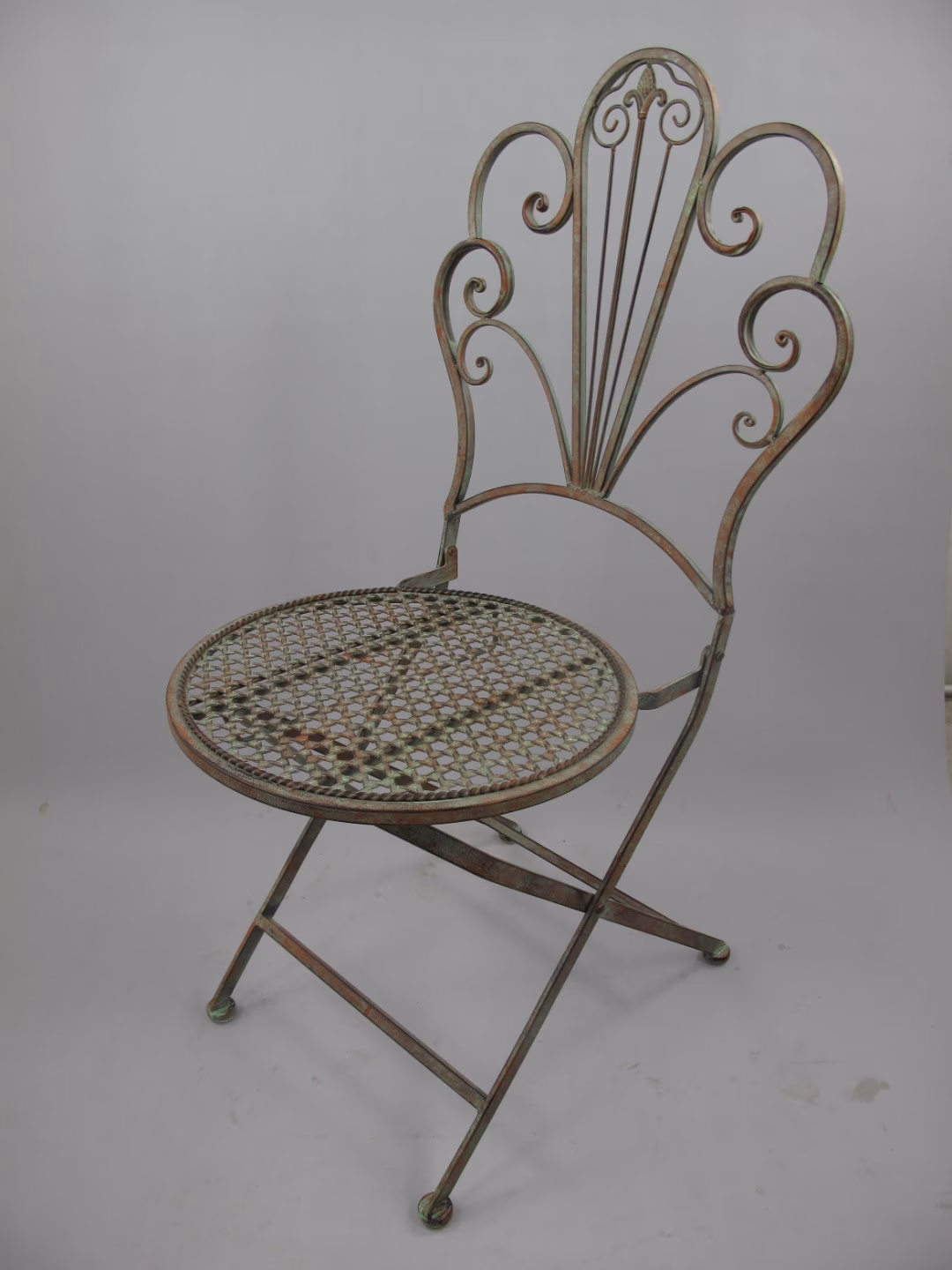 Brocante klassieke tuinset bruin/groen 4 Brocante klassieke tuinset bruin/groen - Afbeelding 4
