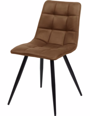 Eetkamerstoel Lucy Cognac (gaan per vier stuks)