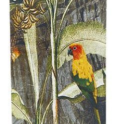 Wanddecoratie Parrot textiel vogel