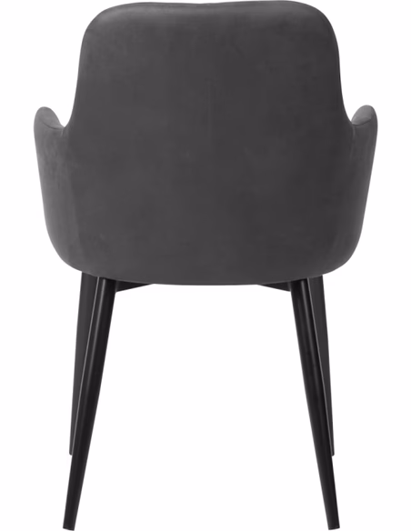 Eetkamerstoel Rocky Anthracite set van twee 3 Eetkamerstoel Rocky Anthracite set van twee - Afbeelding 3