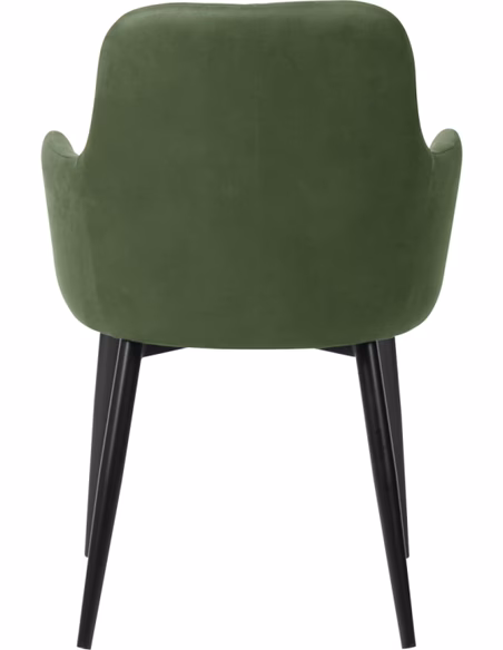 Eetkamerstoel Rocky Army green set van twee 3 Eetkamerstoel Rocky Army green set van twee - Afbeelding 3