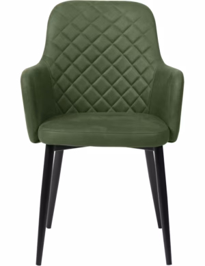 Eetkamerstoel Rocky Army green set van twee
