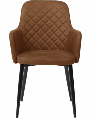 Eetkamerstoel Rocky Cognac set van twee